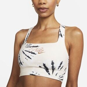 Nike Resort Tie Dye Cropped Training Tank Top Bra Style DQ3596-394 Small